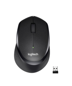 Souris sans fil Logitech B330 Silent Plus – Clics silencieux et design ergonomique pour usage quotidien