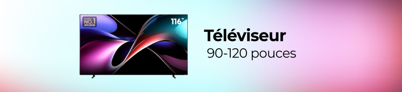 Téléviseur Hisense 100" 100U7K Smart Tv 4K -Vidaa (ULED-QUANTUM)