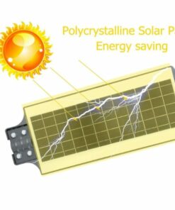 Lampadaire solaire Akko Star AK500310 – 25W avec télécommande