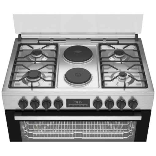 Cuisinière Mixte Gaz/électrique Brandt KN531 – Blanc – Occasion