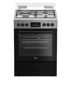 Cuisinière Mixte Beko FBE63320XDL 60X60 (3 feux+1 foyer électrique & Four électrique)