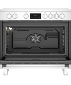 Cuisinière électrique Beko BGM30203EX -5 foyers (90x60) ( Vitrocéramique)