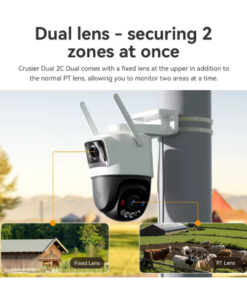 Caméra de surveillance Imou IPC-S7XCP-6M1TED-EU 4G à 2 objectifs