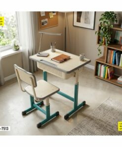 Table bureau + Chaise DH-7513 Beige/ Vert