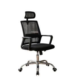 Chaise Ergonomique A205 Noir – Confort Professionnel, Réglable & Design Moderne