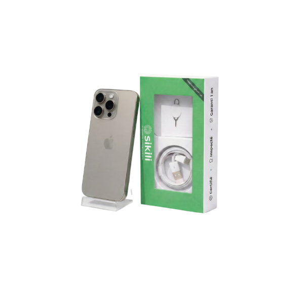 iPhone 15 Pro Max 256 Go (Physical SIM) Reconditionné – Apple iPhone 15 Pro Max 256 Go (Physical SIM) Reconditionné – Apple