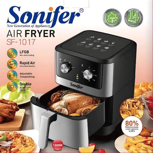 Air fryer Sonifer SF-1017 (6L-1500W) Air fryer Sonifer SF-1017 (6L-1500W)