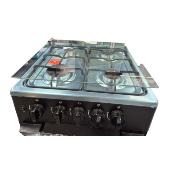 Cuisinière à gaz Hisense HFG50111B 50x50 4 feux Four à gaz Cuisinière à gaz Hisense HFG50111B 50x50 4 feux Four à gaz