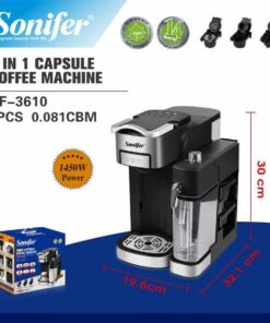 Machine à café expresso Sonifer SF-3610(1,5 L -1450W)