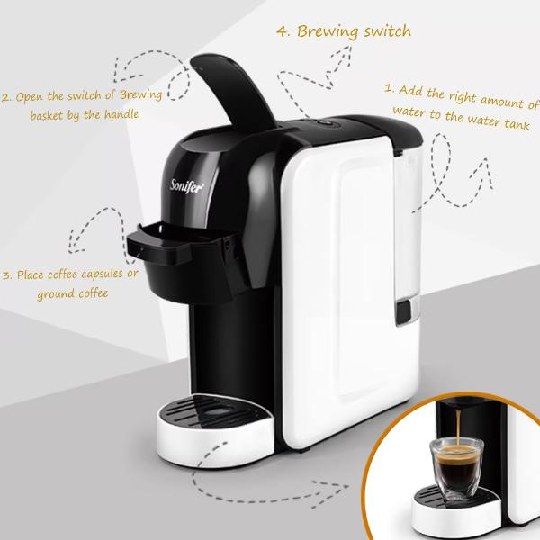 Machine à café expresso Sonifer SF-3547 Machine à café expresso Sonifer SF-3547