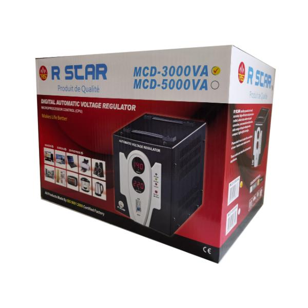 Régulateur de tension R SCAR MCD-3000VA Régulateur de tension R SCAR MCD-3000VA