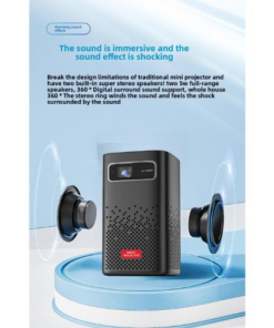 Mini Vidéoprojecteur Portable- Byintek-C900S Android 4K
