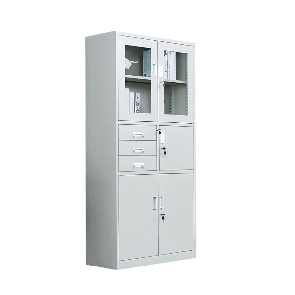 Armoire de bureau -TP-024 (Métallique- 5portes avec tiroirs ) Armoire de bureau -TP-024 (Métallique- 5portes avec tiroirs )