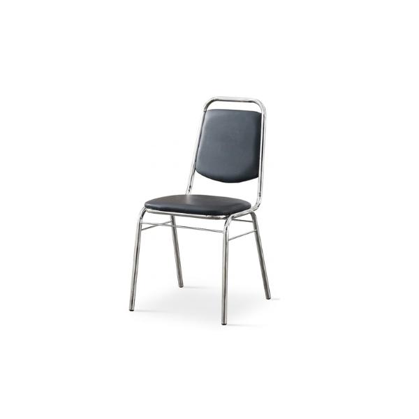 Chaise-7003 (En Semini Cuir -Noir) Chaise-7003 (En Semini Cuir -Noir)