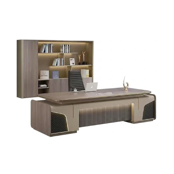 Table Bureau + Bibliothèque KT2501-20 + B2501-20 Table Bureau + Bibliothèque KT2501-20 + B2501-20