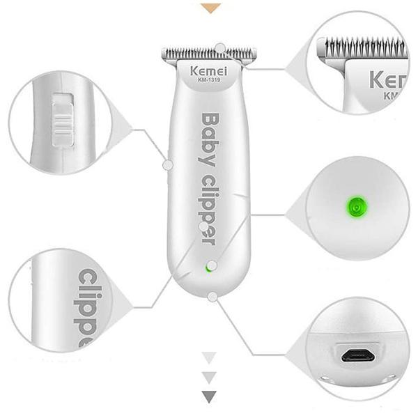 Tondeuse Sans Fil KEMEI KM-1319(Pour Bébé) Tondeuse Sans Fil KEMEI KM-1319(Pour Bébé)