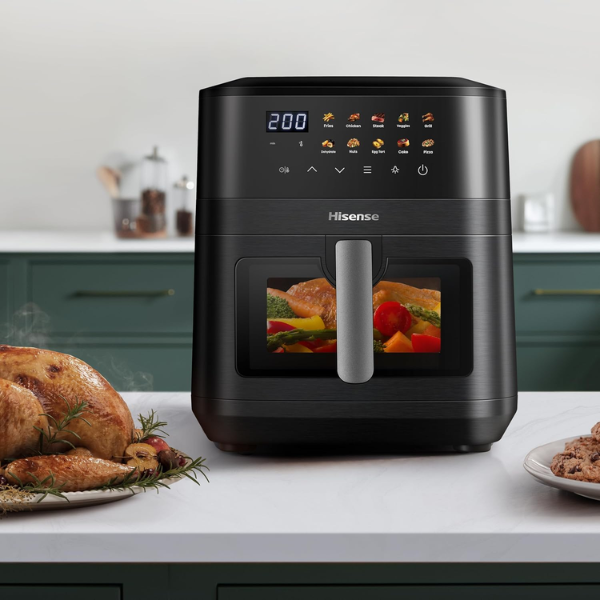 Air fryer Hisense - H08AFBKAS4 - 8 Litres (Noir) Air fryer Hisense - H08AFBKAS4 - 8 Litres (Noir)