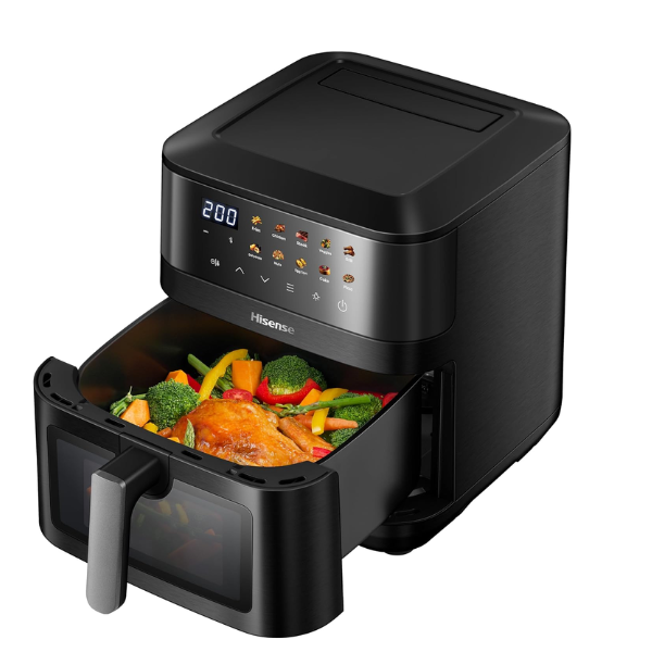 Air fryer Hisense - H08AFBKAS4 - 8 Litres (Noir) Air fryer Hisense - H08AFBKAS4 - 8 Litres (Noir)