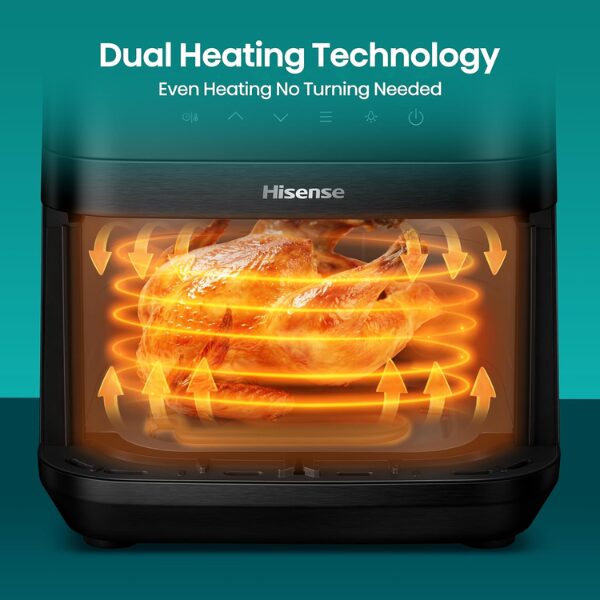 Air fryer Hisense - H08AFBKAS4 - 8 Litres (Noir) Air fryer Hisense - H08AFBKAS4 - 8 Litres (Noir)