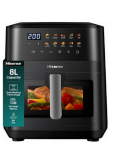 Air fryer Hisense - H08AFBKAS4 - 8 Litres (Noir) Air fryer Hisense - H08AFBKAS4 - 8 Litres (Noir)