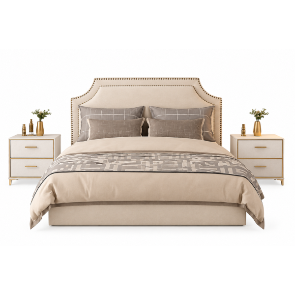 Lit cadre 107#+209 (150x200) / Avec 2 tables de chevet Lit cadre 107#+209 (150x200) / Avec 2 tables de chevet