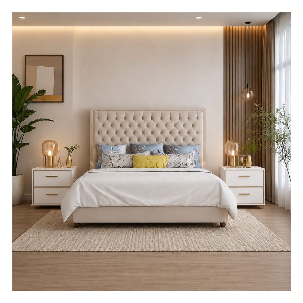 Lit cadre 839#+209 (180x200 cm)/ Avec 2 tables de chevet Lit cadre 839#+209 (180x200 cm)/ Avec 2 tables de chevet