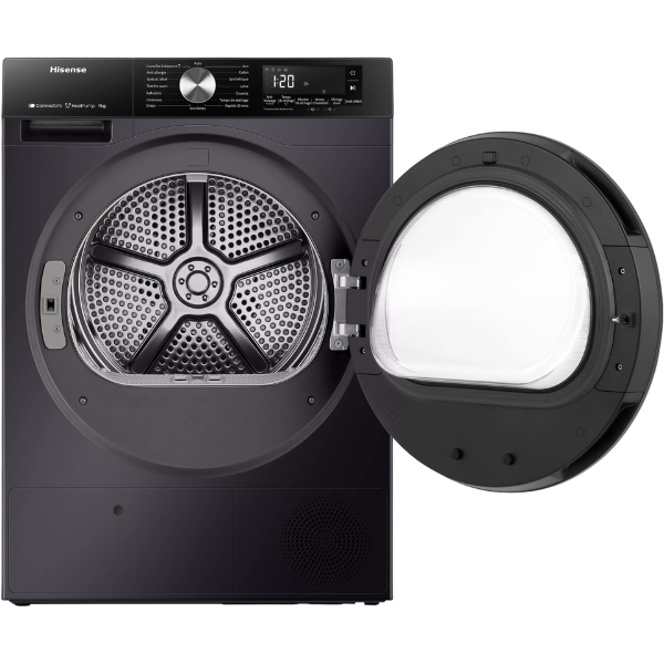 Sèche-Linge Hisense DH3S902BBCC 9KG (Pompe à chaleur- Wifi) Sèche-Linge Hisense DH3S902BBCC 9KG (Pompe à chaleur- Wifi)
