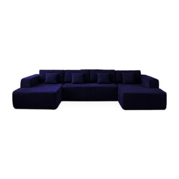 Canapé / salon MDS-S039 ( Violet /Gris ) Canapé / salon MDS-S039 ( Violet /Gris )