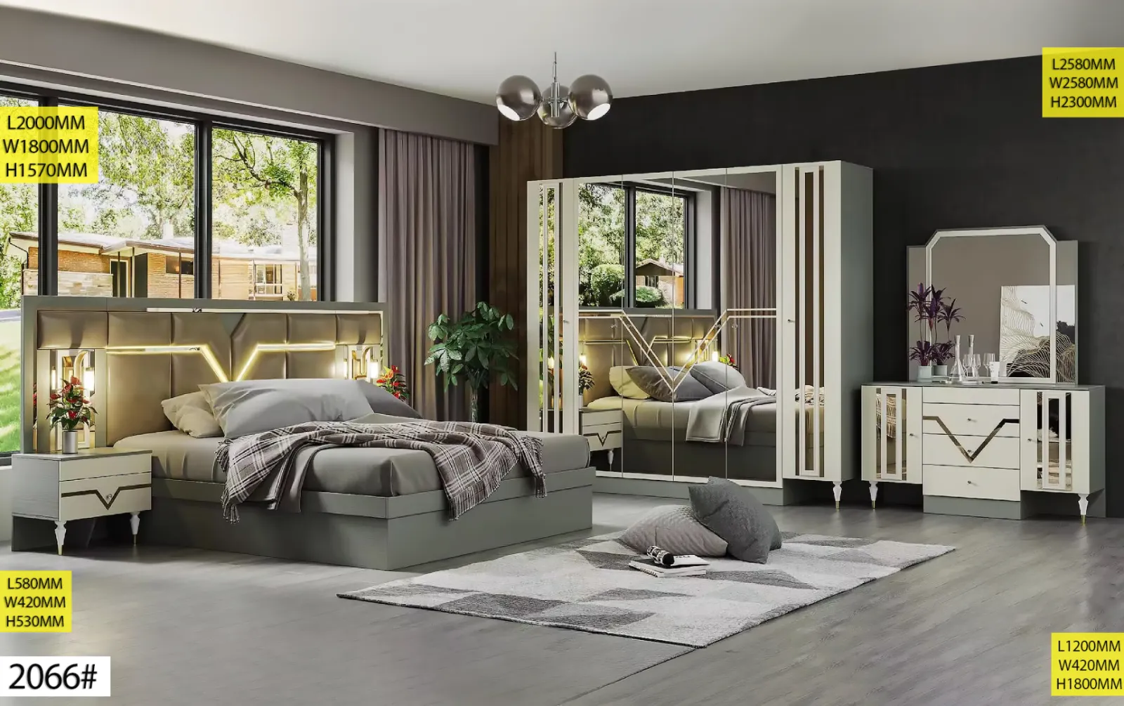 Chambre à coucher 2066 Chambre à coucher 2066