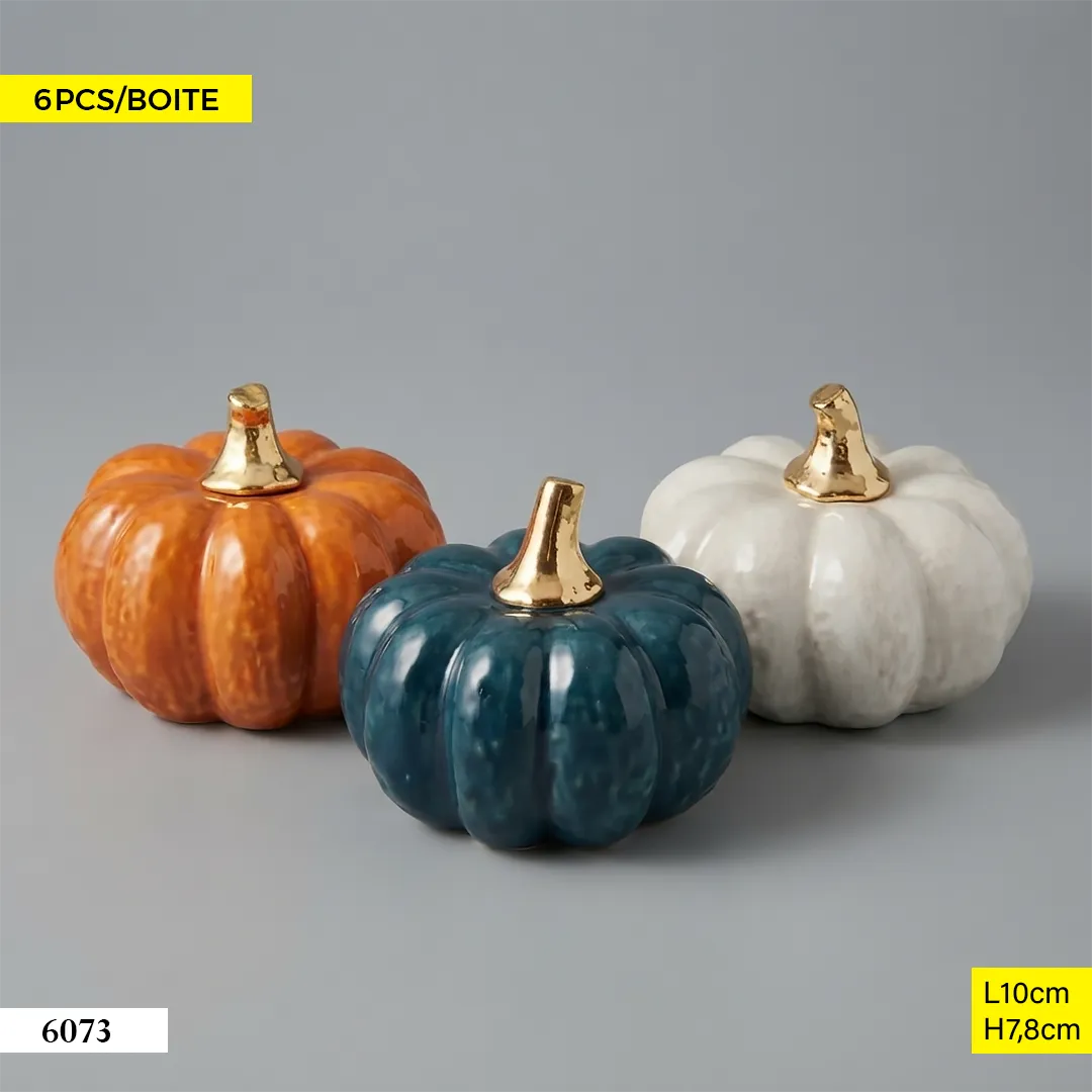 Set de citrouilles décoratives colorées 6073 Set de citrouilles décoratives colorées 6073
