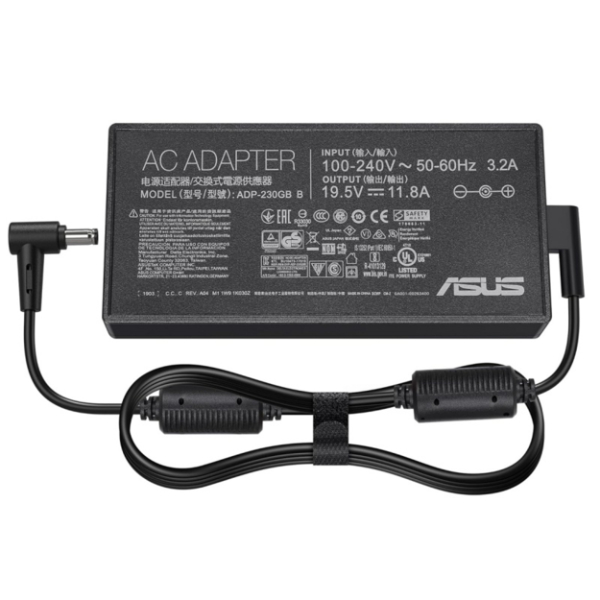 Chargeur ordinateur portable ASUS 19.5V 11.8A 230W 6.0×3.7 mm AS195V118A Chargeur ordinateur portable ASUS 19.5V 11.8A 230W 6.0×3.7 mm AS195V118A