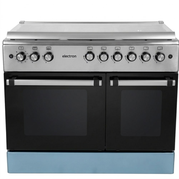 Cuisinière à Gaz Elactron F9SG60G2-IX - 6 Feux (inox, 90 cm, compartiment bouteille) Cuisinière à Gaz Elactron F9SG60G2-IX - 6 Feux (inox, 90 cm, compartiment bouteille)