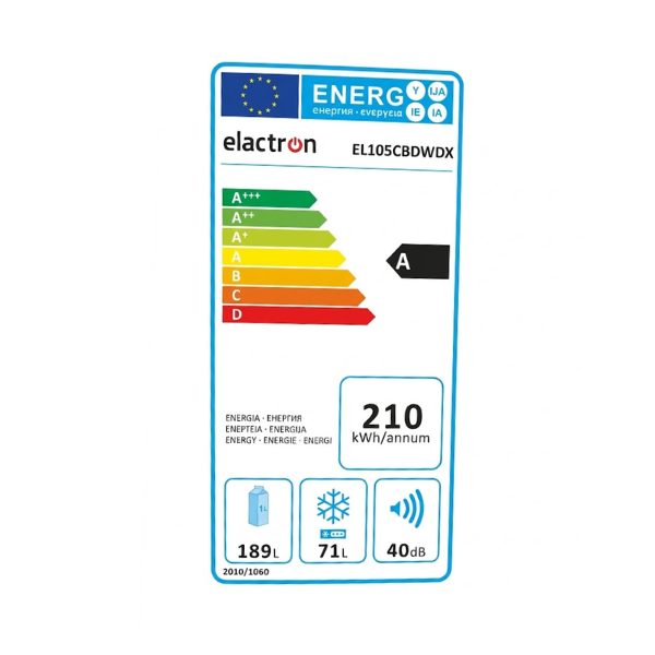 Réfrigérateur combiné ELACTRON EL 105CBD-260L (Avec Fontaine) Réfrigérateur combiné ELACTRON EL 105CBD-260L (Avec Fontaine)