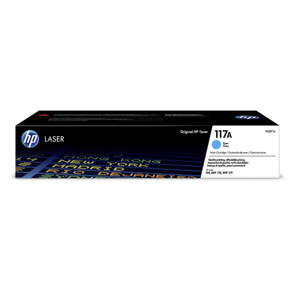 Toner HP 117A W2071A Cyan Original Toner HP 117A W2071A Cyan Original