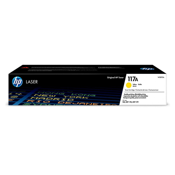 Toner HP 117A W2072A Jaune Original Toner HP 117A W2072A Jaune Original