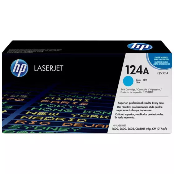 Toner HP 124A Q6001A Cyan Compatible Toner HP 124A Q6001A Cyan Compatible