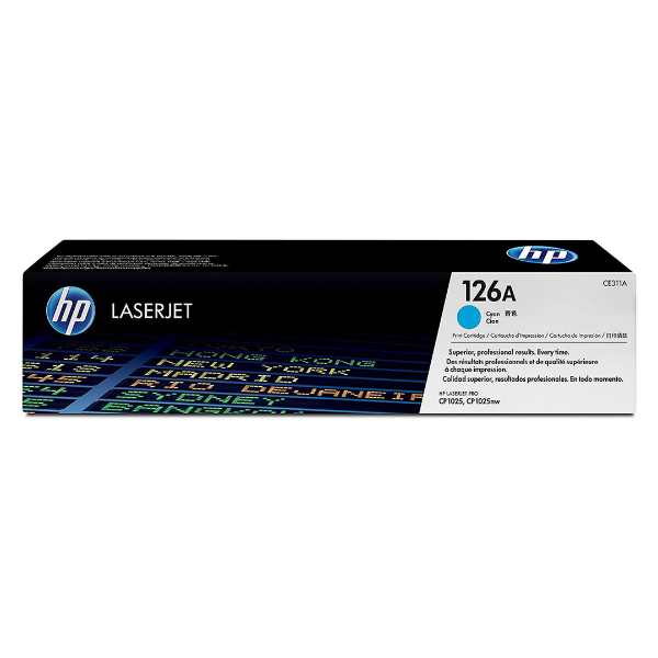 Toner HP 126A CE311A Cyan Original Toner HP 126A CE311A Cyan Original