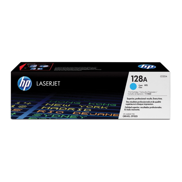 Toner HP 128A CE321A Cyan Original Toner HP 128A CE321A Cyan Original