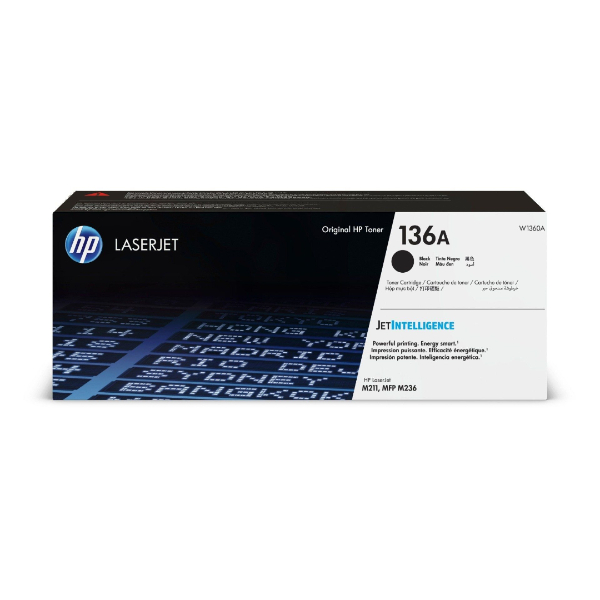 Toner HP 136A W1360A Noir Original Toner HP 136A W1360A Noir Original