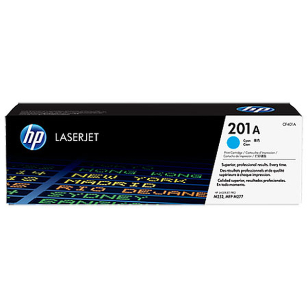 Toner HP 201A CF401A Cyan Original Toner HP 201A CF401A Cyan Original