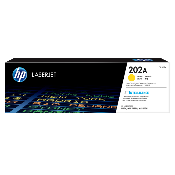 Toner HP 202A CF502A Jaune Compatible Toner HP 202A CF502A Jaune Compatible