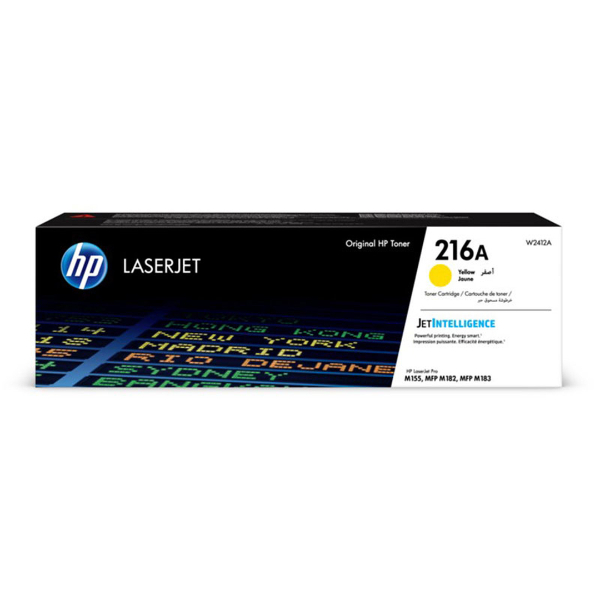 Toner HP 216A W2412A Jaune Original Toner HP 216A W2412A Jaune Original
