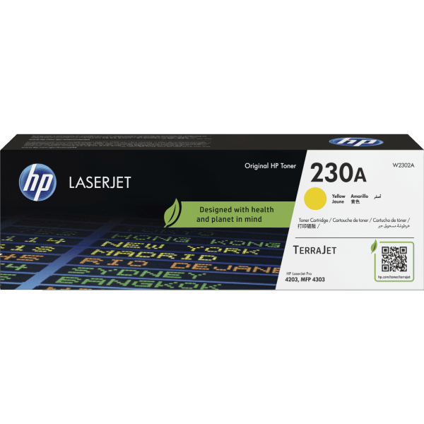 Toner HP 230A W2302A Jaune Original Toner HP 230A W2302A Jaune Original