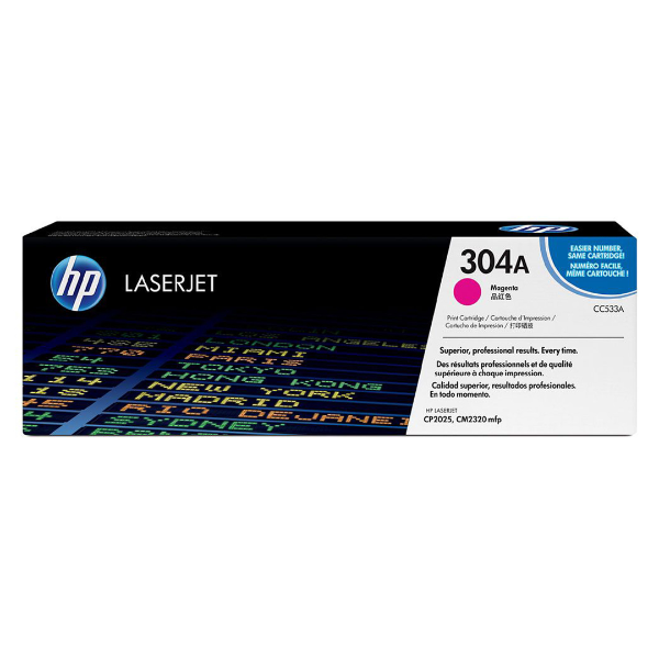 Toner HP 304A CC533A Magenta Original Toner HP 304A CC533A Magenta Original