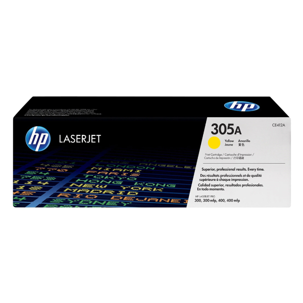 Toner HP 305A CE412A Jaune Original Toner HP 305A CE412A Jaune Original