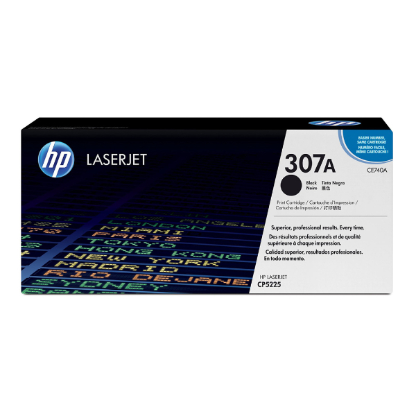 Toner HP 307A CE740A Noir Original Toner HP 307A CE740A Noir Original