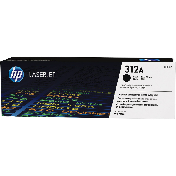 Toner HP 312A CF380A Noir Compatible Toner HP 312A CF380A Noir Compatible
