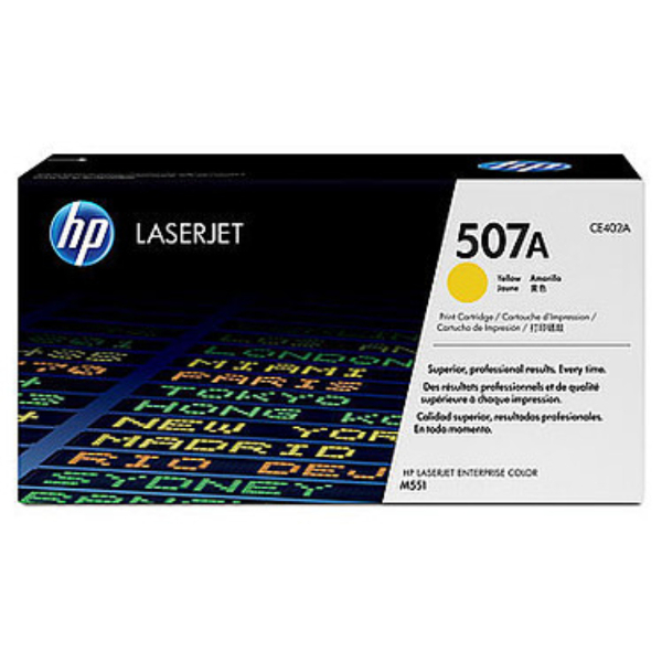 Toner HP 507A CE402A Jaune Original Toner HP 507A CE402A Jaune Original