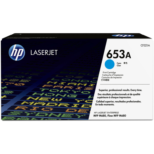 Toner HP 653A CF321A Cyan Original Toner HP 653A CF321A Cyan Original