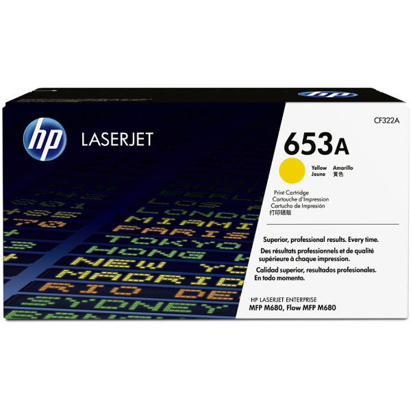 Toner HP 653A CF322A Jaune Original Toner HP 653A CF322A Jaune Original